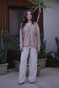 Straight Leg Trousers