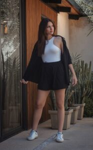 Shorts Set (Linen-Effect Material)