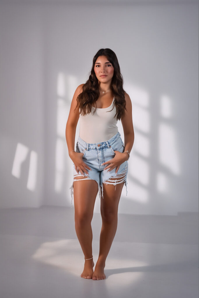 Ripped Jean Shorts