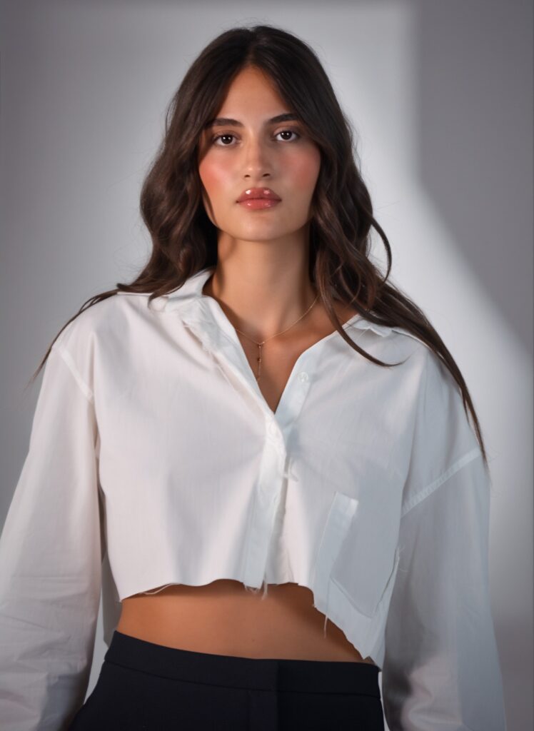 Cropped Button Up