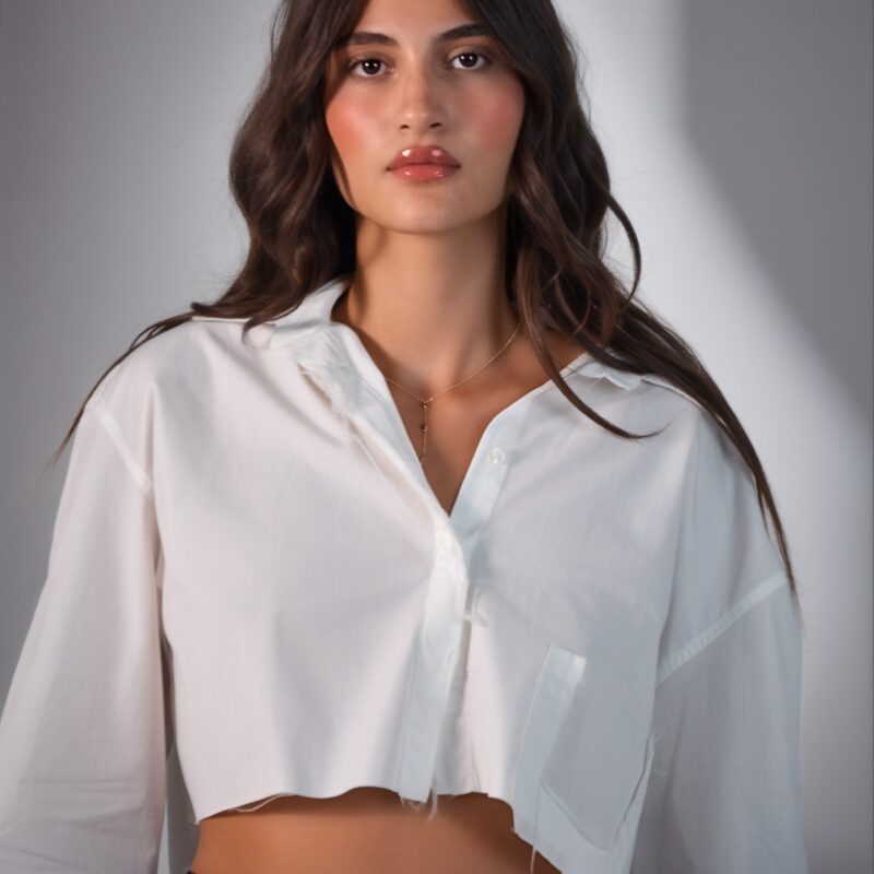 Cropped Button Up