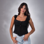 Corset-Style Blouse
