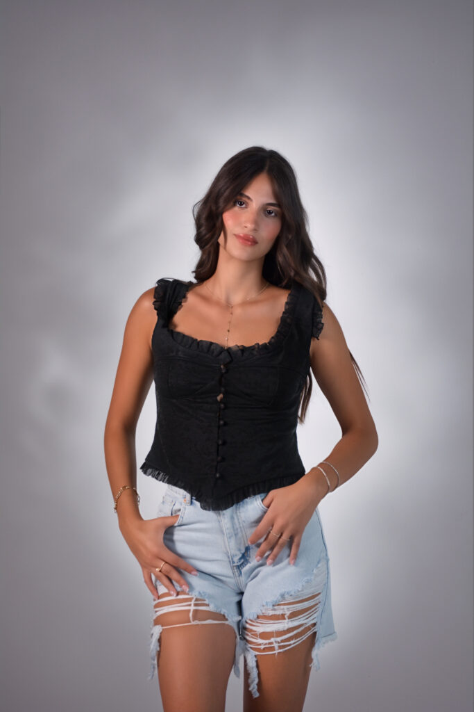 Corset-Style Blouse