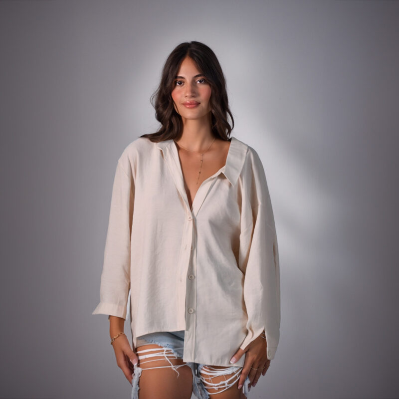 Oversized Button-Down Shirt