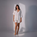 Shorts Set (Linen-Effect Material)