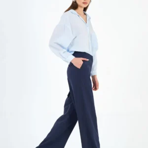 Wide-Leg Trousers