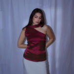 Satin Scarf Top